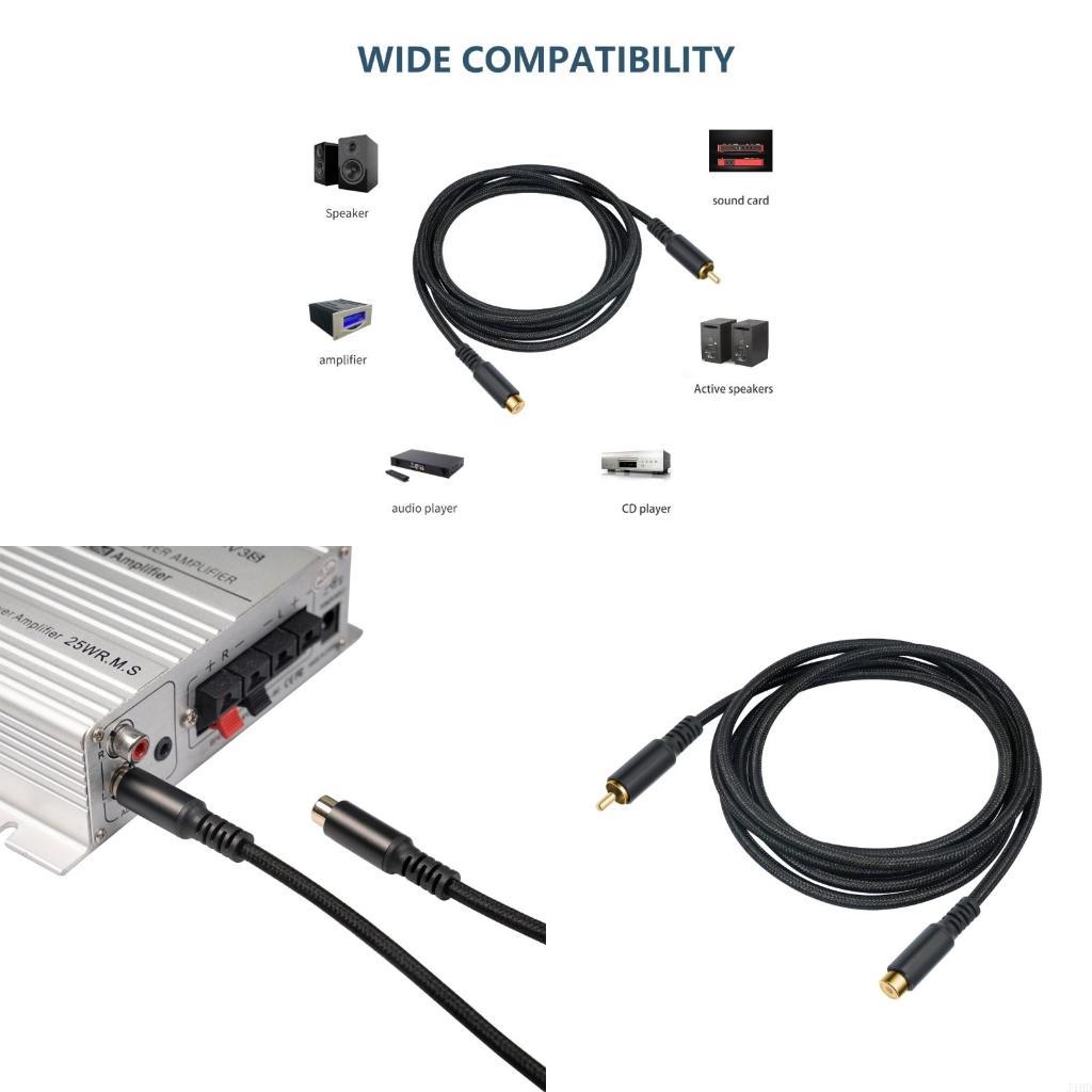 Audio Music Quality Enhancer - 서브우퍼용 J1HD 음악 연장 케이블, 아날로그