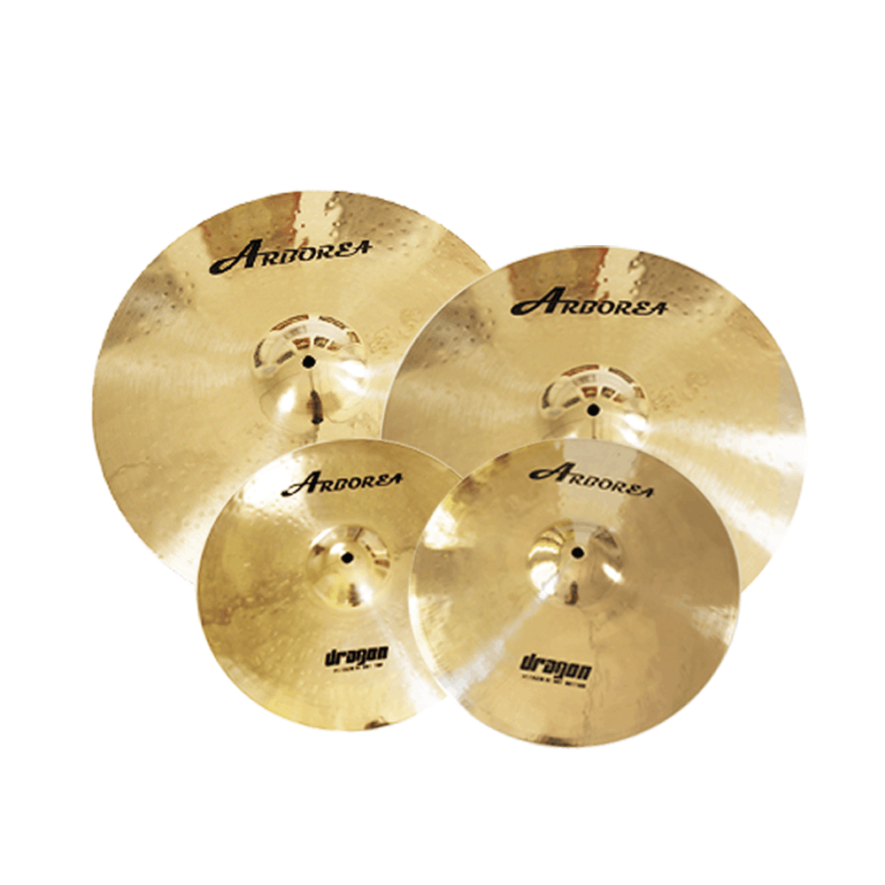 Cymbal Hi Hat - 드래곤 시리즈 4피스 14인치 하이햇+16인치 크래쉬+20인치