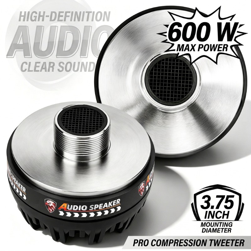 Audio Music Production - 2개 3.75인치 티타늄 트위터 스피커 600W