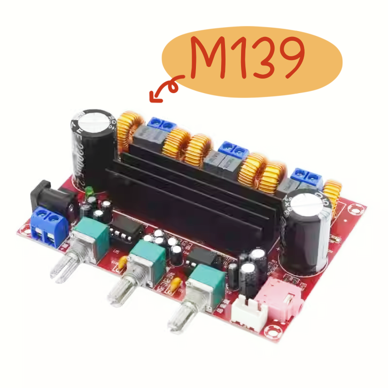Audio Music Hifi - XH-M139 오디오 앰프 보드 2x50W 100W