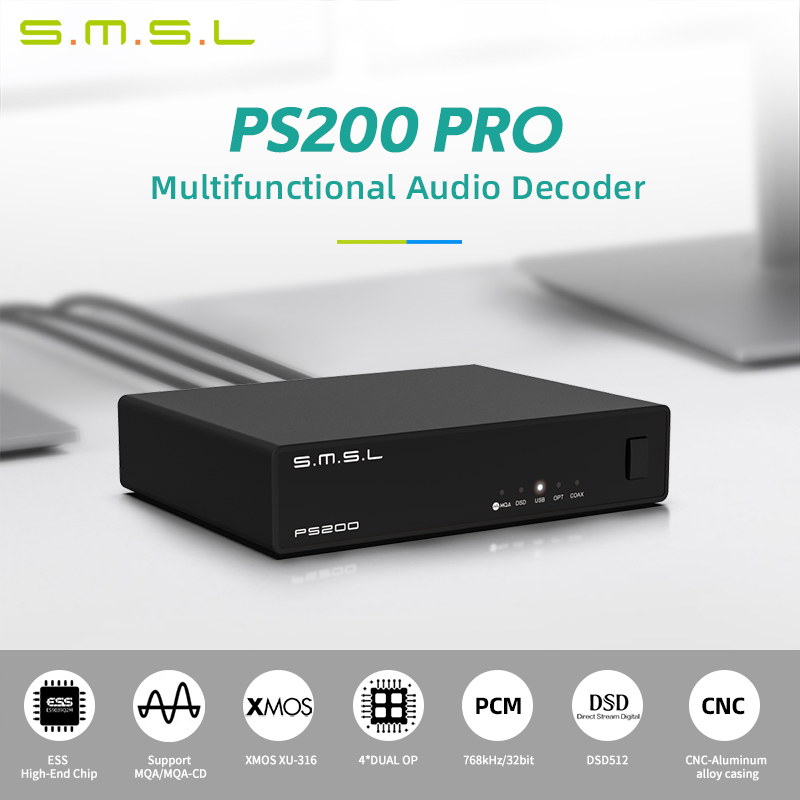SMSL PS200 PRO DAC 다기능 오디오 컨버터 - Audio Music Production 리뷰 및 가격