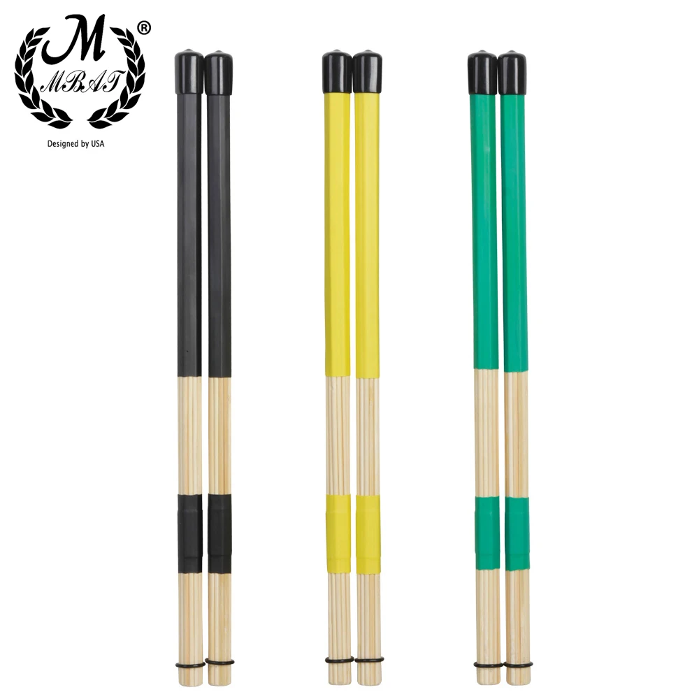 M MBAT 1 쌍 40CM 고품질 대나무 드럼 브러시 - Cymbal Hi Hat 리뷰 및 가격